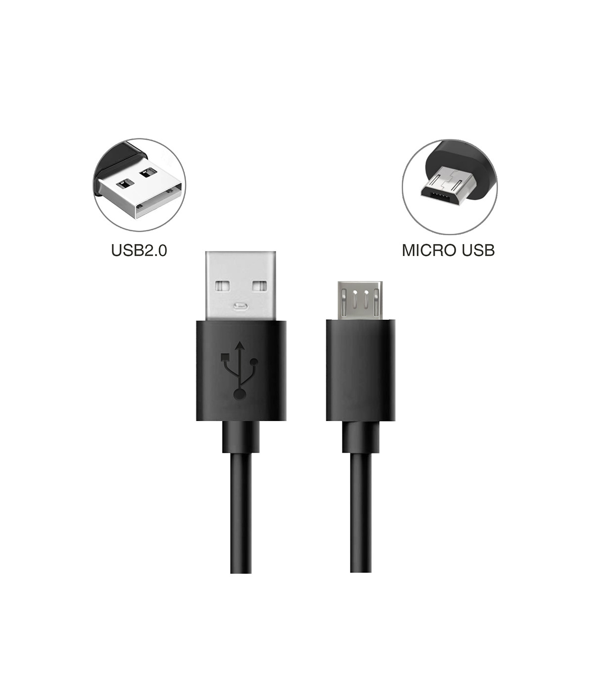 Cable phoenix usb a micro usb de 3 metros