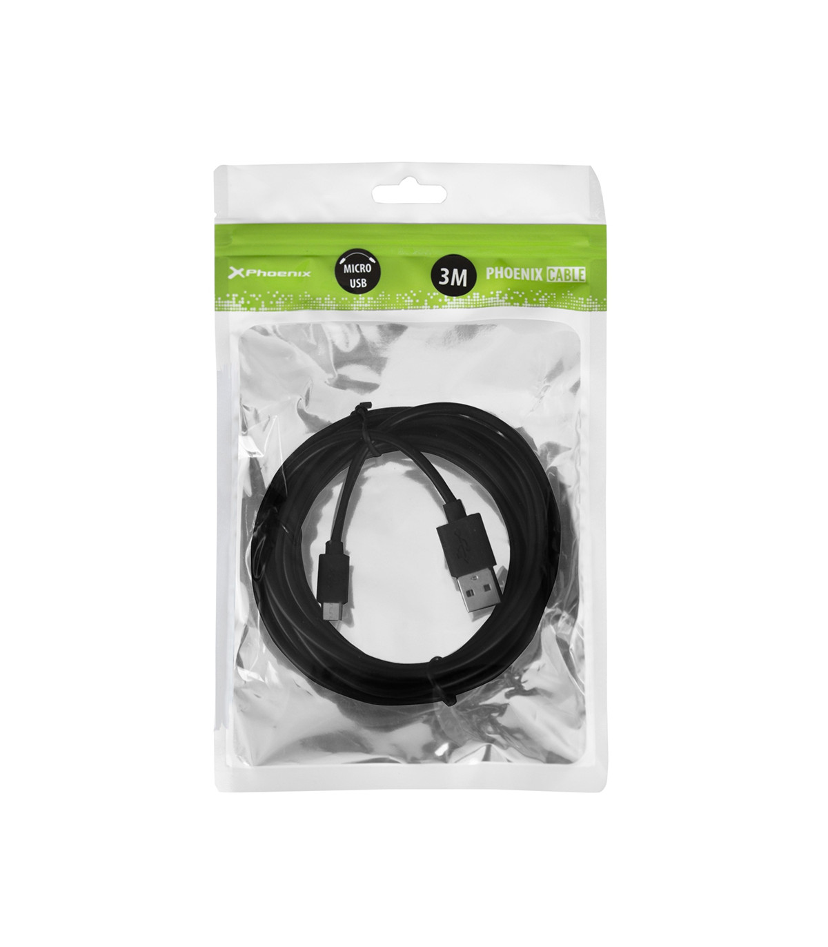 Cable phoenix usb a micro usb de 3 metros