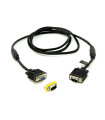 Cable svga d - sub15 de 3 m - m - h con adaptador m - m