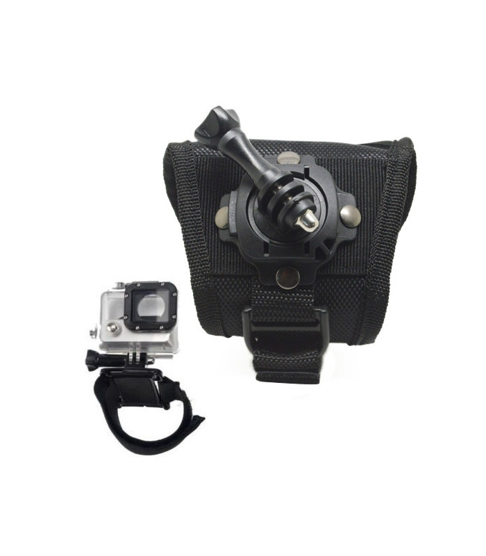 Accesorio soporte muñeca ajustable con rotacion velcro de 360 phoenix para camaras sport & gopro hero 4 - 3+ - 3 - 2 - 1 de colo