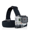 Soporte - correa para la cabeza ajustable phoenix para camaras sport & gopro hero 4 - 3+ - 3 - 2 - 1 de color negro con antidesl