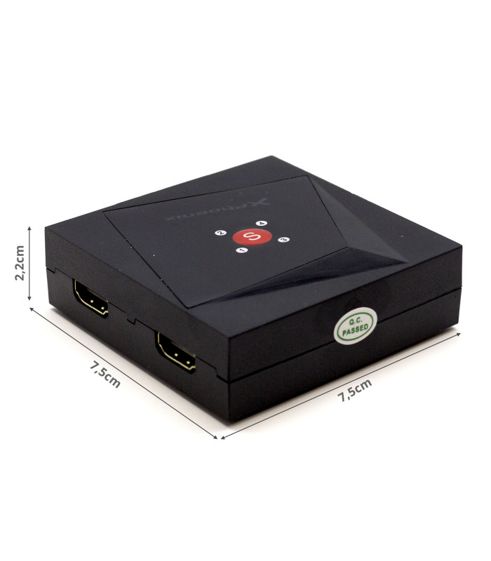 Hub 4 hdmi splitter bidireccional 4k