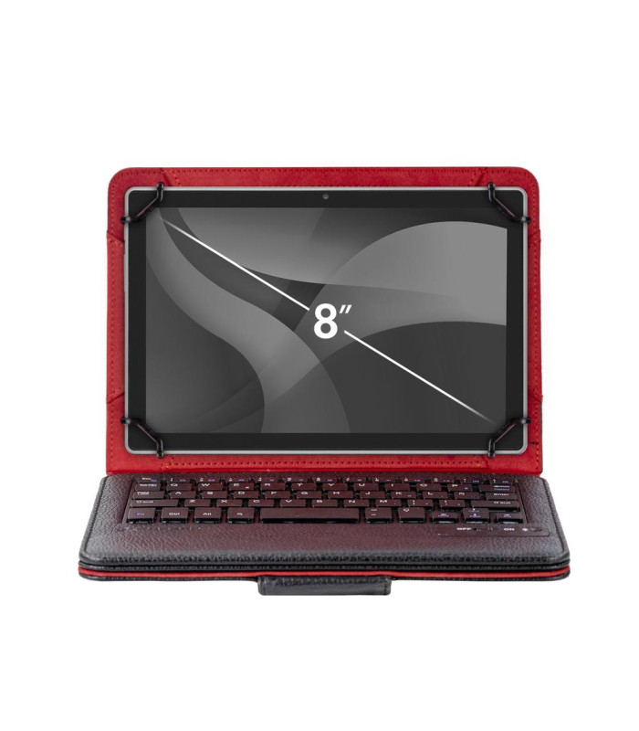 Funda universal phoenix para tablet hasta 8 pulgadas teclado bluetooth