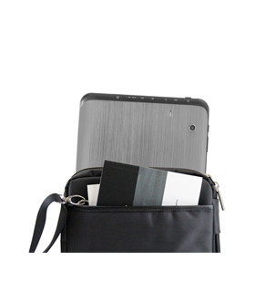 Bandolera nylon hasta 10 pulgadas negra