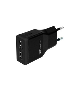 Cargador usb 5v 2 salidas 2a con cable micro usb