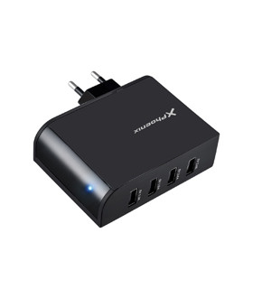 Cargador de pared 5.1v de 4 entradas usb 2.1a