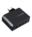 Cargador de pared 5.1v de 4 entradas usb 2.1a