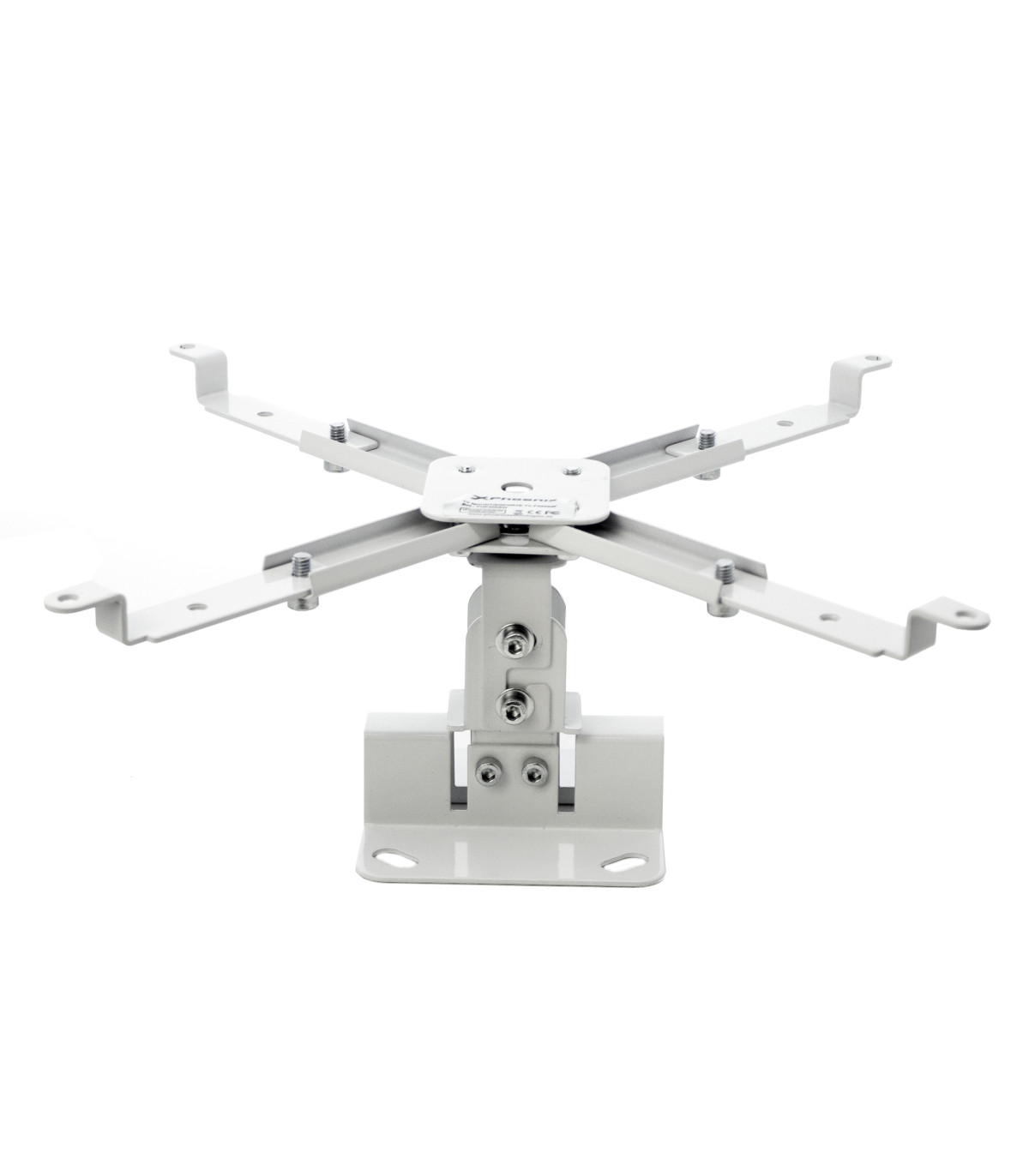 Soporte de proyector de techo y pared rota 360º inclinacion 10º blanco