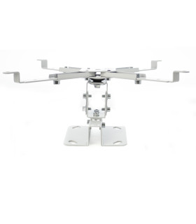 Soporte de proyector de techo y pared rota 360º inclinacion 10º blanco