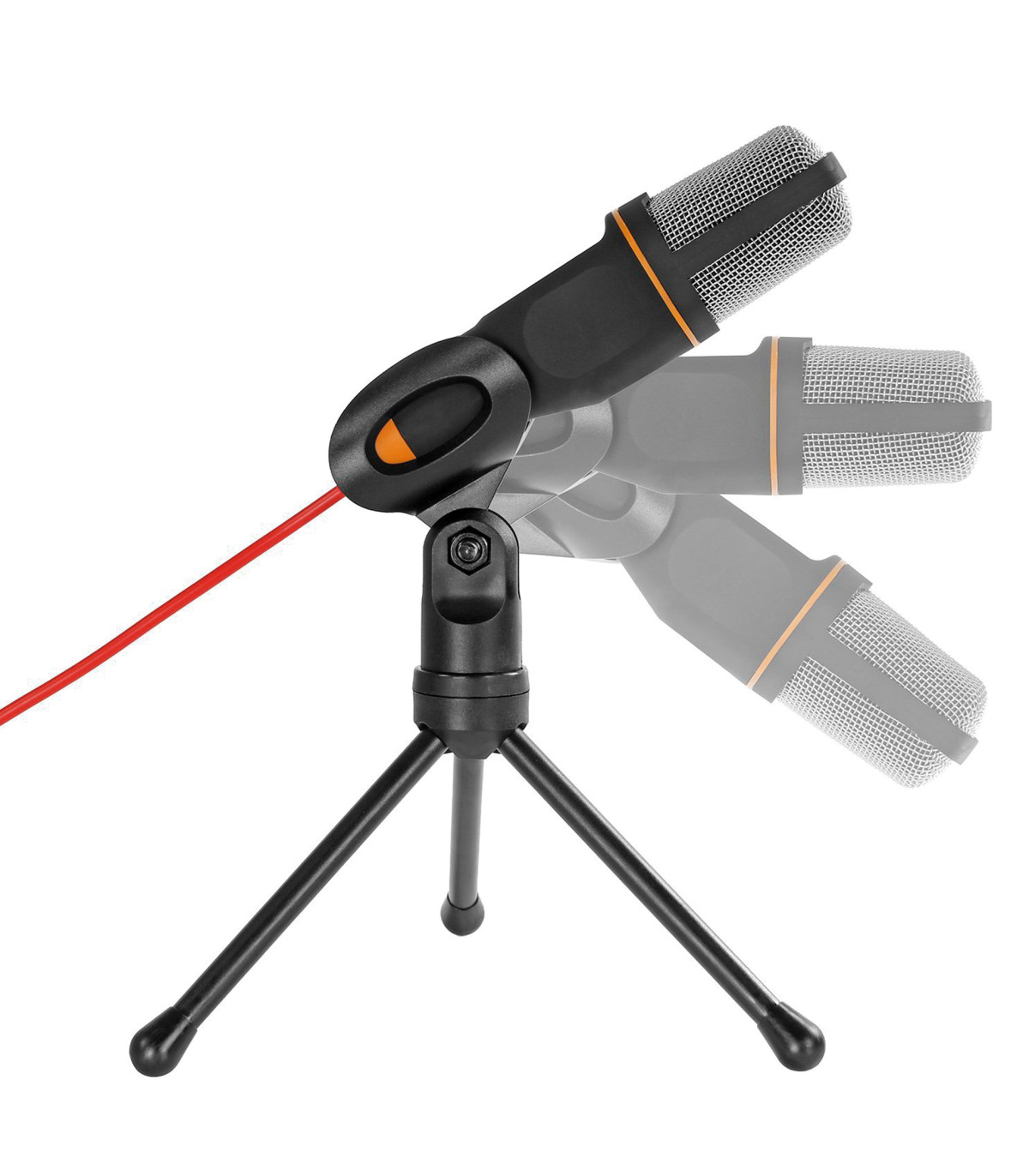 Microfono phoenix multimedia podcaststudio con cable jack para pc ordenador conferencias