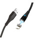Cable de carga rápida 3a y datos - magnético - micro usb - 1 m