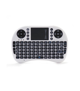 Mini teclado inalambrico wireless 2.4ghz phoenix touchpad multimedia  smart tv - tvbox - android tv - color blanco y negro