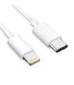 Cable mfi de carga rapida 3a y datos usb - lightning para iphone ipad 1 m
