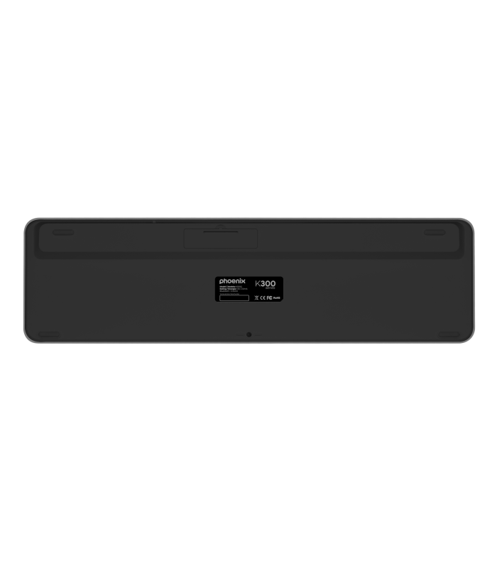 Teclado inalámbrico multidispositivo phoenix k300 blueooth dual y 2.4ghz