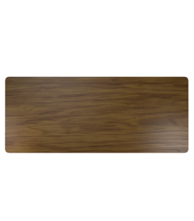 Nature tablero madera mdf walnut 150 x 75 cm