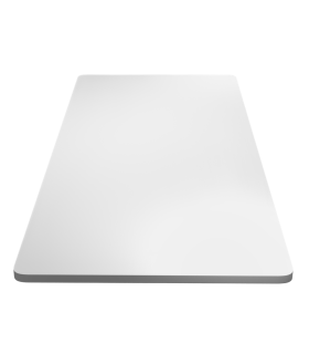 Nature tablero madera mdf blanco 150 x 75 cm