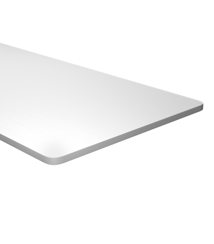 Nature tablero madera mdf blanco 150 x 75 cm