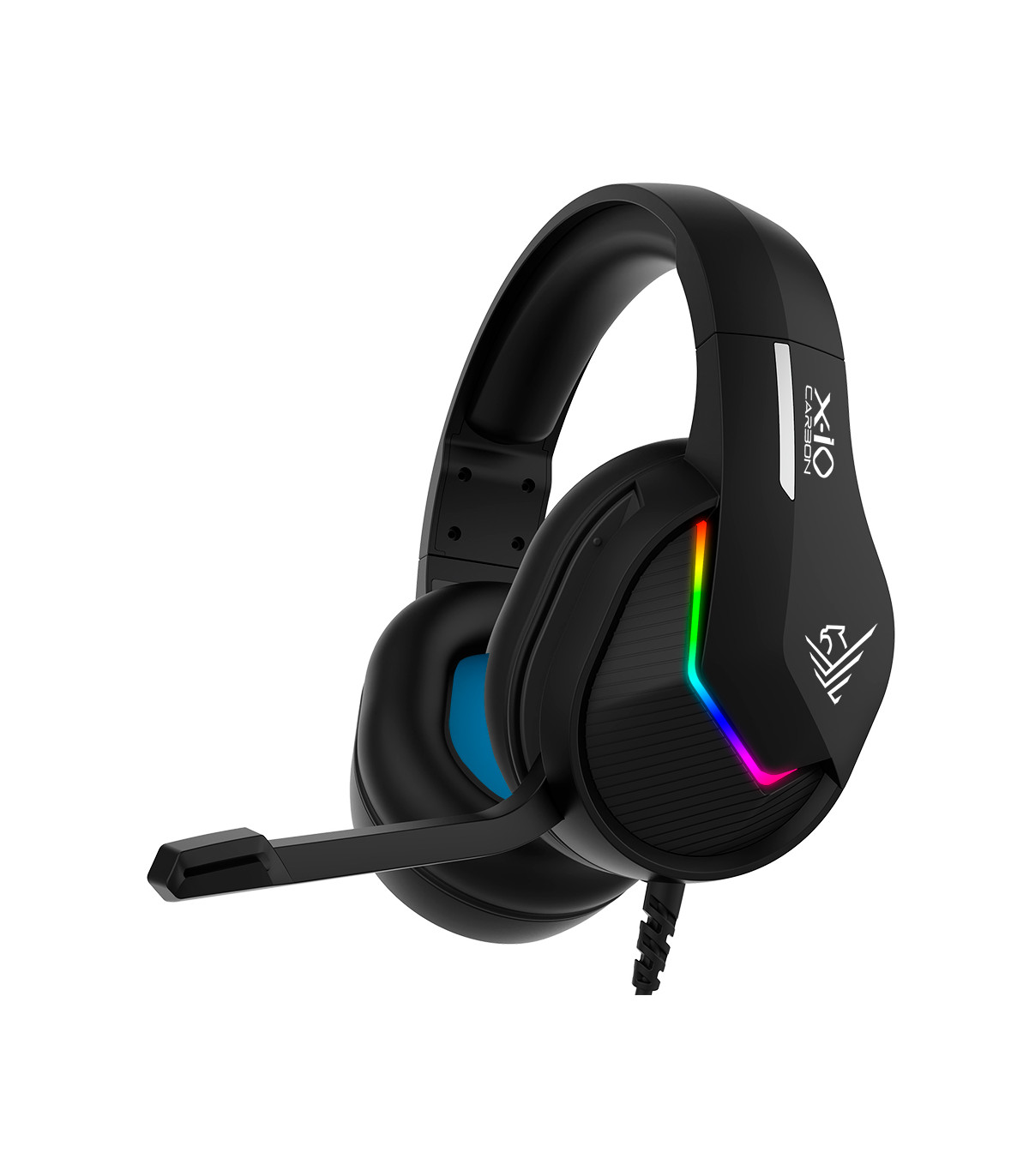 Auriculares gaming phoenix x - io negros multiplataforma con cable jack y adaptador