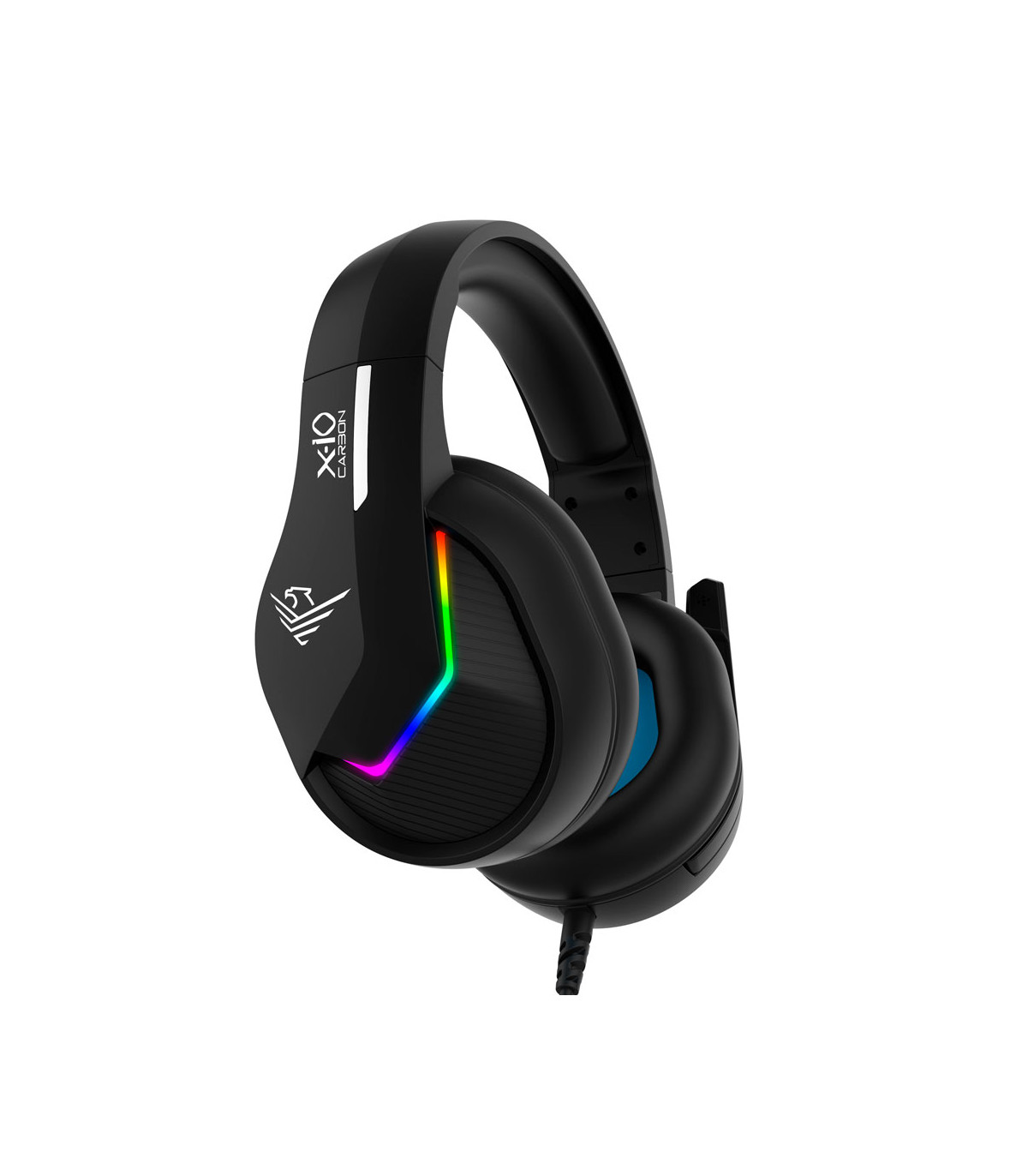Auriculares gaming phoenix x - io negros multiplataforma con cable jack y adaptador