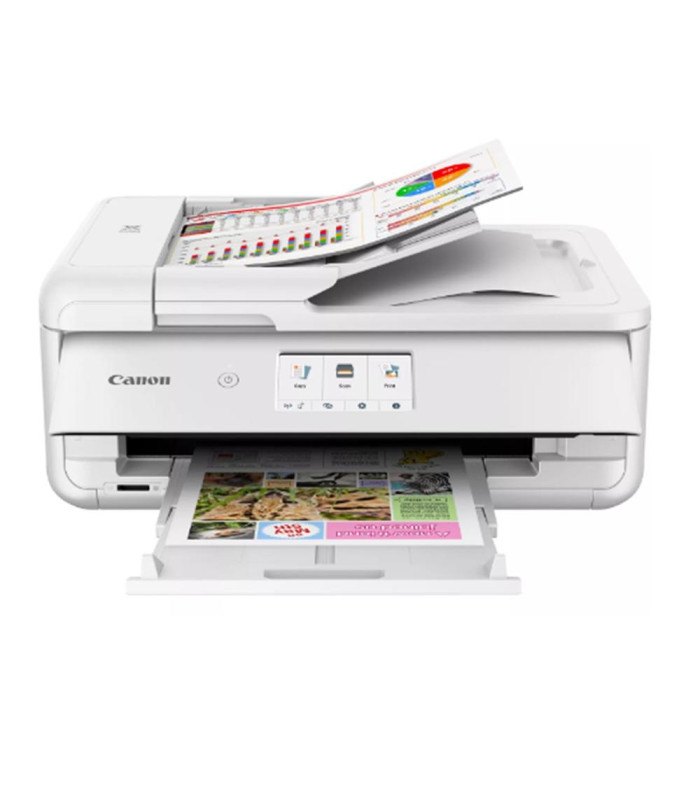 Multifuncion canon pixma ts9551ca inyeccion color a3 -  blanca -  red -  wifi -  duplex impresion -  adf -  tintas independiente