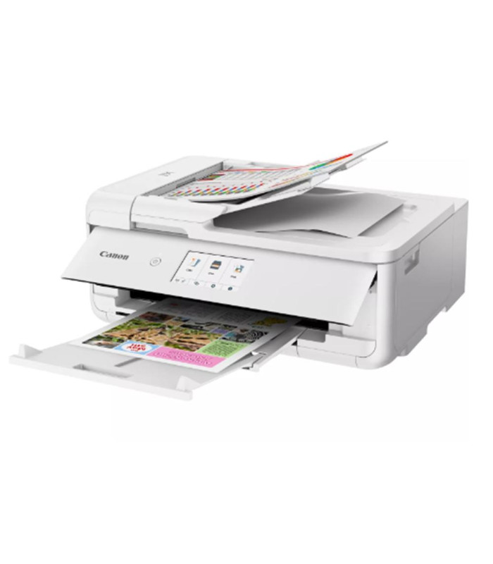Multifuncion canon pixma ts9551ca inyeccion color a3 -  blanca -  red -  wifi -  duplex impresion -  adf -  tintas independiente