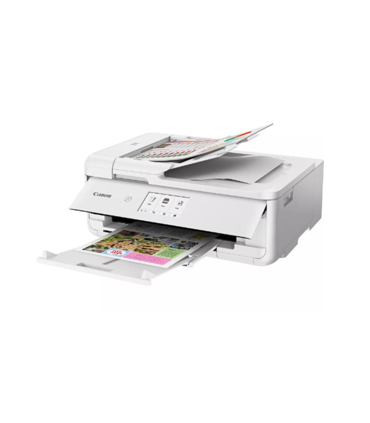 Multifuncion canon pixma ts9551ca inyeccion color a3 -  blanca -  red -  wifi -  duplex impresion -  adf -  tintas independiente