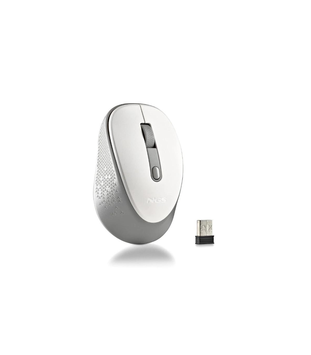 NGS RATON INALAMBRICO 800/1600DPI Blanco