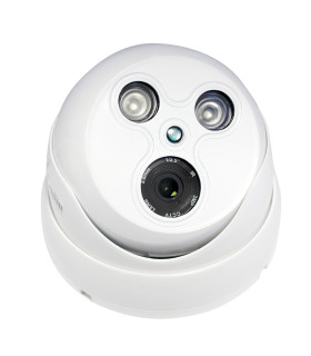 Camara de seguridad - vigilancia domo hdcvi phoenix cctv 2.0mp full hd 2.9mm - 4 en 1 - 2 arrays ir led - sensor sony - tvi cvi 