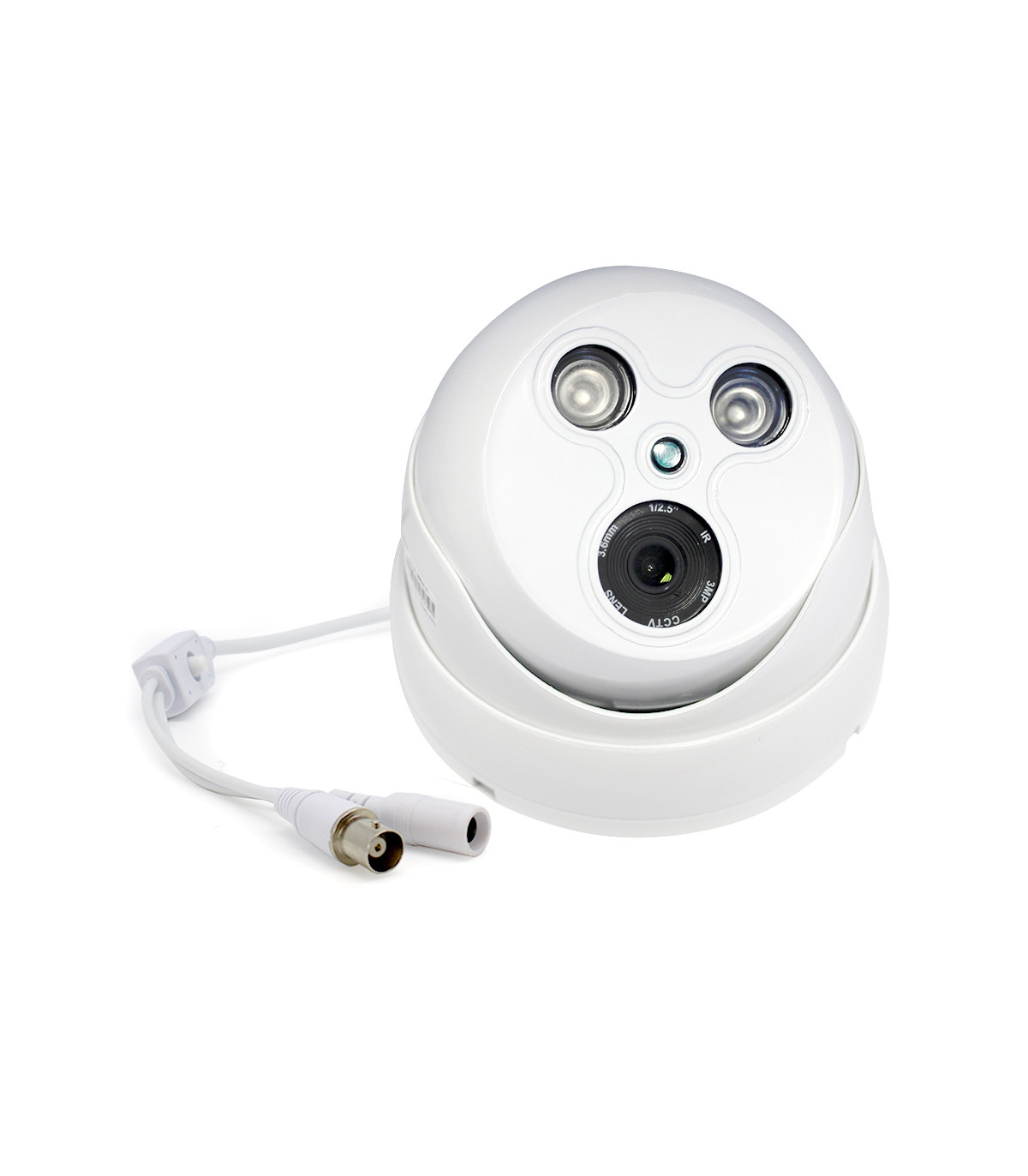Camara de seguridad - vigilancia domo hdcvi phoenix cctv 2.0mp full hd 2.9mm - 4 en 1 - 2 arrays ir led - sensor sony - tvi cvi 