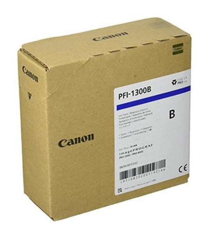 Cartucho canon pfi - 1300 azul pro2000 -  pro4000 -  pro4000s -  pro6000 -  pro6000s