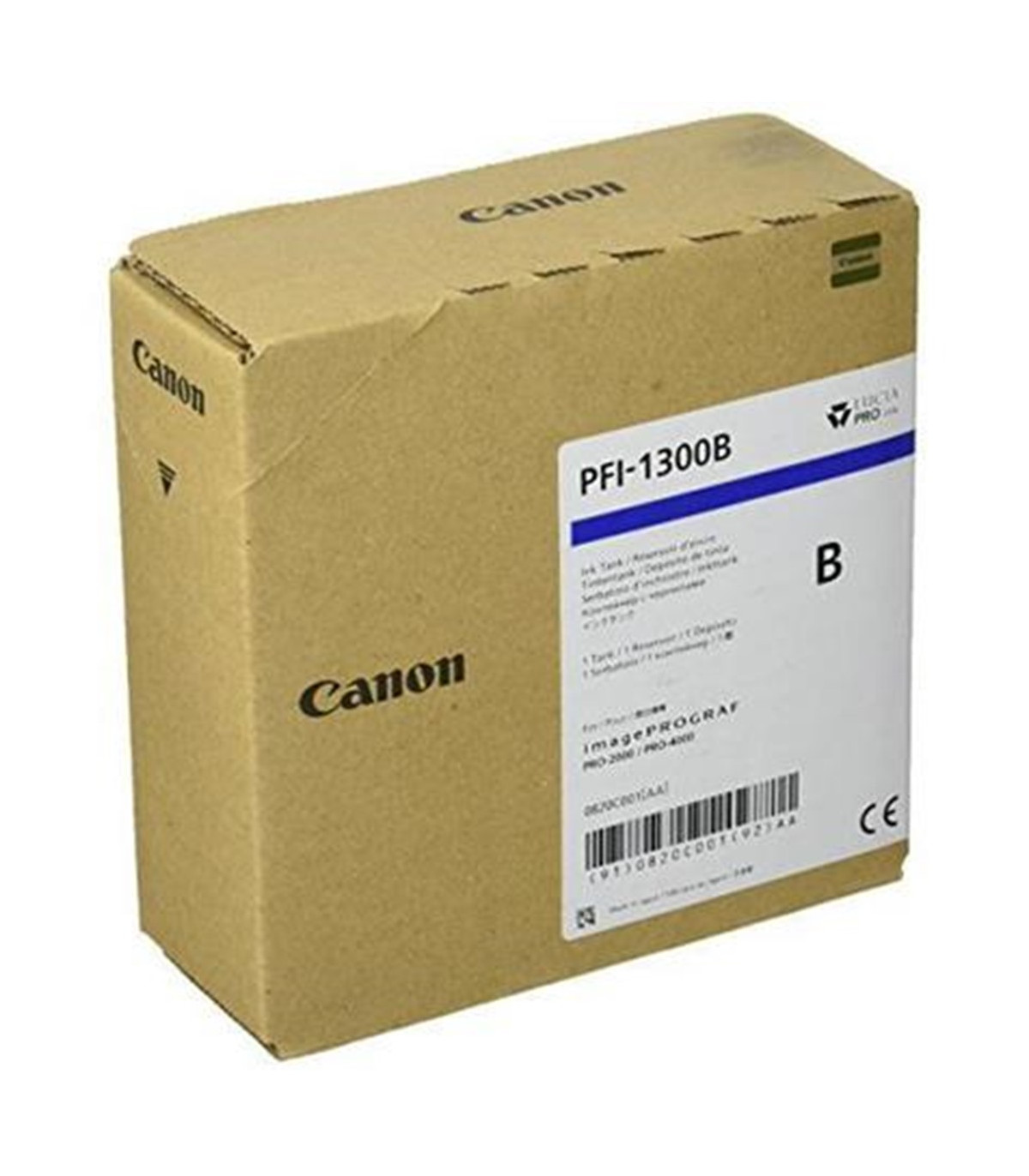Cartucho canon pfi - 1300 azul pro2000 -  pro4000 -  pro4000s -  pro6000 -  pro6000s