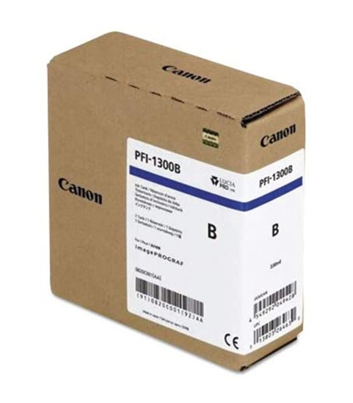 Cartucho canon pfi - 1300 azul pro2000 -  pro4000 -  pro4000s -  pro6000 -  pro6000s