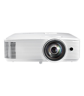 Proyector optoma w309st ansi dlp wxga 3800 lumenes - hdmi - vga - usb - full 3d - corta distancia - blanco