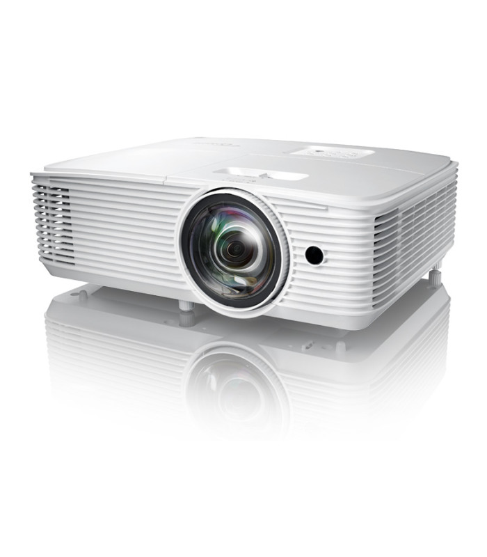 Proyector optoma w309st ansi dlp wxga 3800 lumenes - hdmi - vga - usb - full 3d - corta distancia - blanco