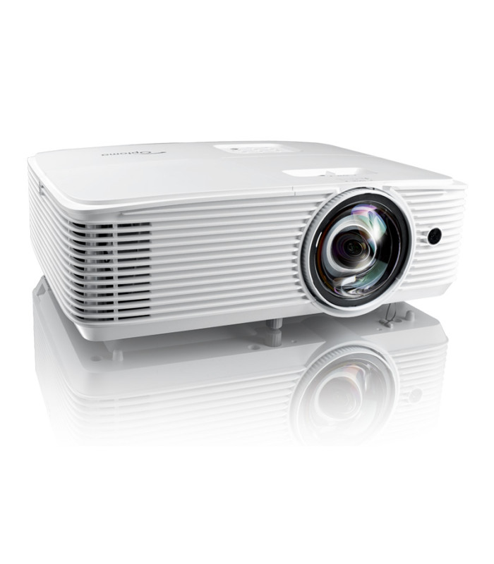 Proyector optoma w309st ansi dlp wxga 3800 lumenes - hdmi - vga - usb - full 3d - corta distancia - blanco