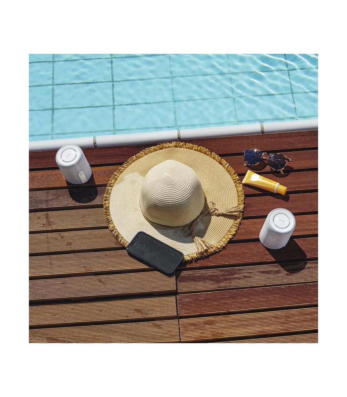 Altavoz hama twin 3.0 blanco