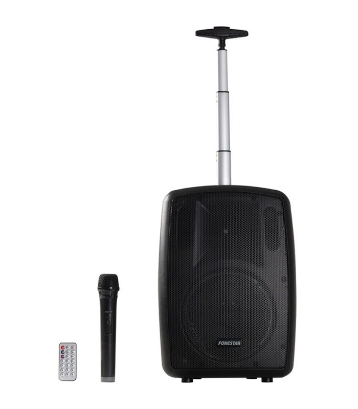 Altavoz portatil fonestar amply - t - 100w - con microfono