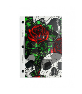 Lamina trasera de personalizacion qcharx calaveras 1