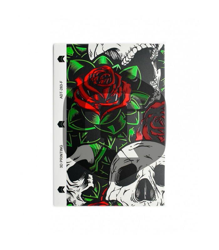 Lamina trasera de personalizacion qcharx calaveras 1