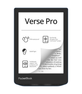 Libro electronico ebook pocketbook verse pro ereader 6 pulgadas 16 gb azul - azure