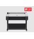 Plotter canon tm - 340 imageprograf a0 36 pulgadas -  2400ppp -  usb -  red -  wifi -  diseño cad -  tinta 5 colores -  tactil 4