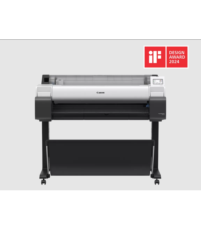 Plotter canon tm - 340 imageprograf a0 36 pulgadas -  2400ppp -  usb -  red -  wifi -  diseño cad -  tinta 5 colores -  tactil 4