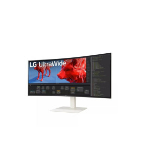 Monitor lg led ips 38wr85qc - w 37.5 pulgadas 3840 x 1600 hdmi displayport usb - c altavoces reg. altura