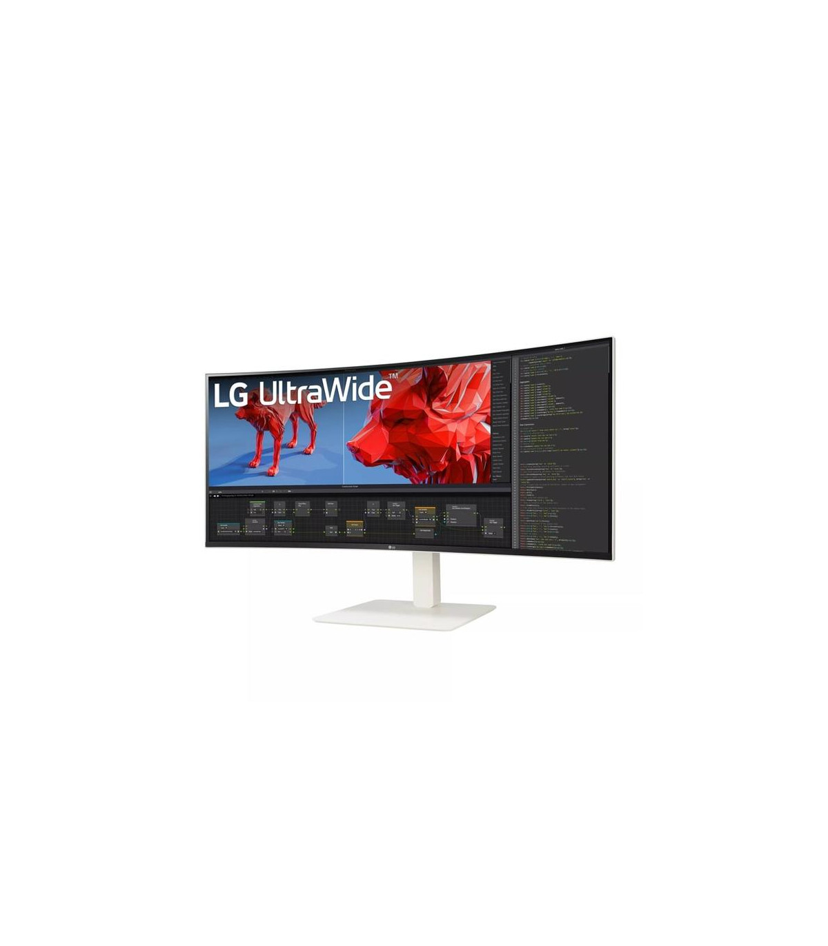 Monitor lg led ips 38wr85qc - w 37.5 pulgadas 3840 x 1600 hdmi displayport usb - c altavoces reg. altura