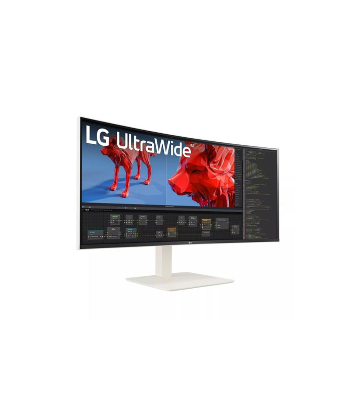 Monitor lg led ips 38wr85qc - w 37.5 pulgadas 3840 x 1600 hdmi displayport usb - c altavoces reg. altura