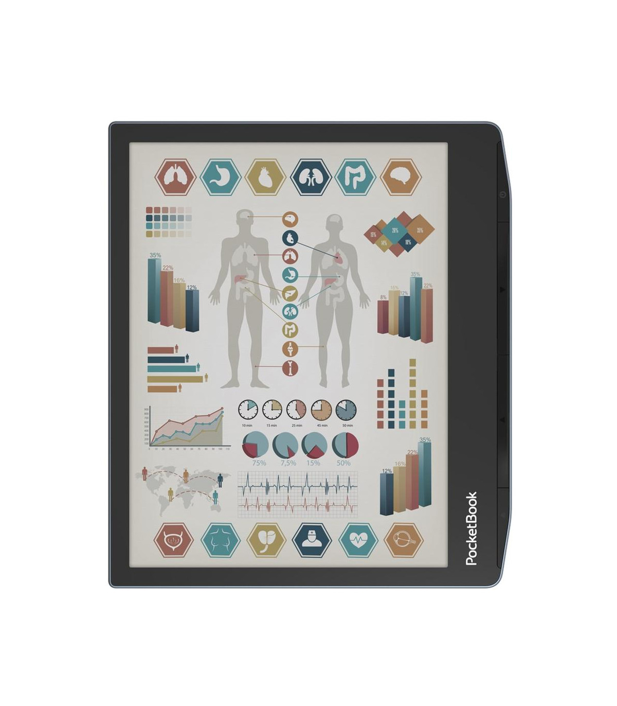 Libro electronico ebook pocketbook era color 7 pulgadas 32gb azul oscuro - stormy sea