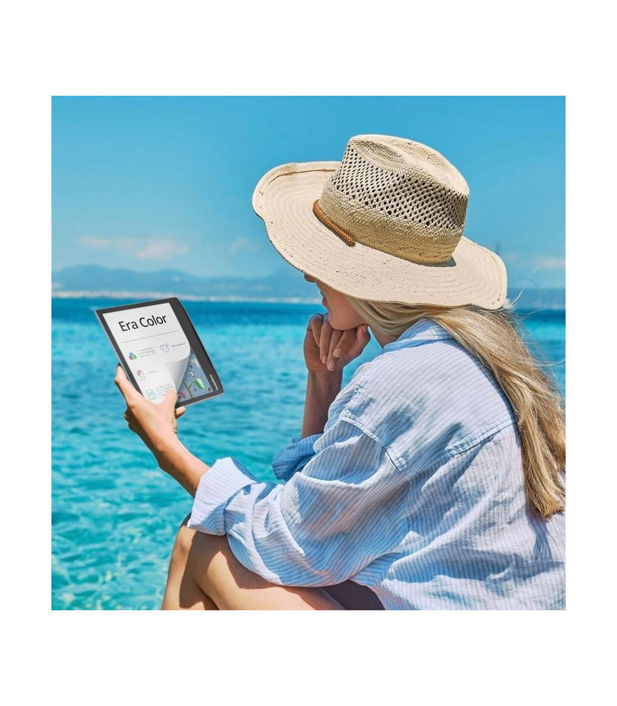 Libro electronico ebook pocketbook era color 7 pulgadas 32gb azul oscuro - stormy sea