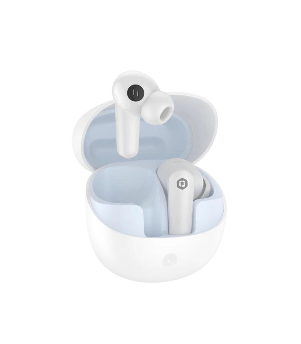 Auriculares qcharx sound auricular tws bluetooth 5.3 blanco