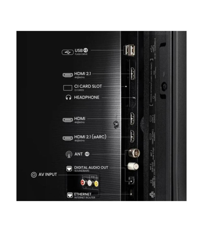 Tv hisense 55 pulgadas led 4k uhd - 55a6q - smart tv