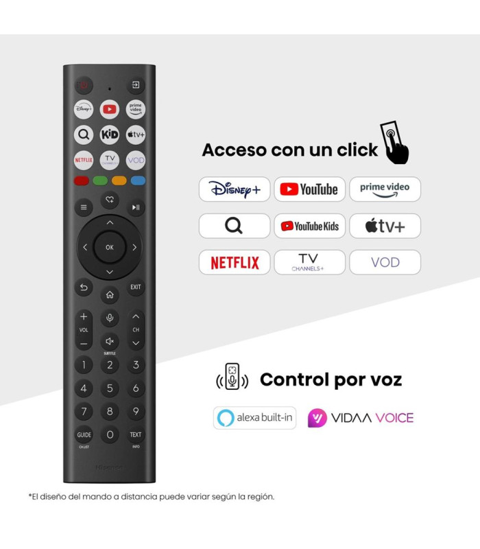 Tv hisense 65 pulgadas qled 4k uhd - 65e7q - smart tv